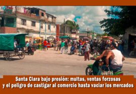 Santa Clara entre multas y ventas forzadas