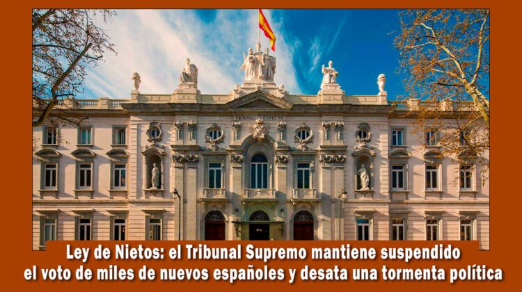 suspensión del voto de los nacionalizados por la ley de nietos