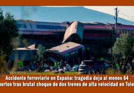 Accidente ferroviario en España deja al menos 60 muertos
