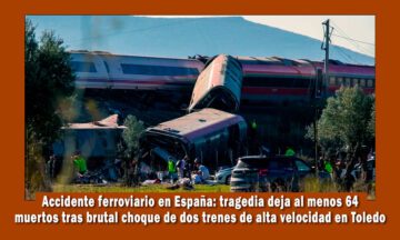 Accidente ferroviario en España deja al menos 60 muertos