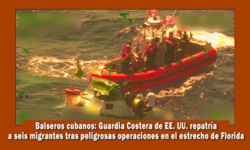 6 balseros cubanos son repatriados por la Guardia Costera de EE.UU.