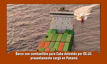 El Barco con combustible que iba para Cuba presuntamente cargó en Panamá