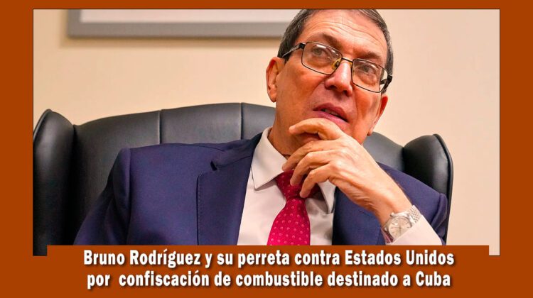 Bruno Rodríguez da perreta por confiscación de Combustible