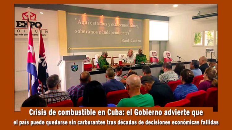Crisis de combustible en Cuba según el ministro Vicente de la O Levy