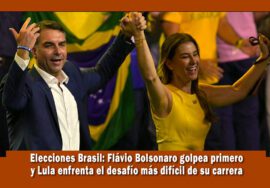 Elecciones Brasil, Flavio Bolsonaro adquiere ventaja