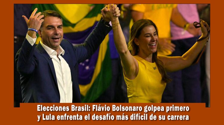 Elecciones Brasil, Flavio Bolsonaro adquiere ventaja