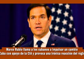 Marco Rubio hace un llamado a los cubanos en la isla