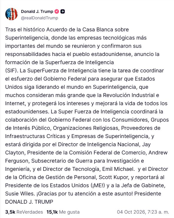 La super inteligencia de Donald Trump