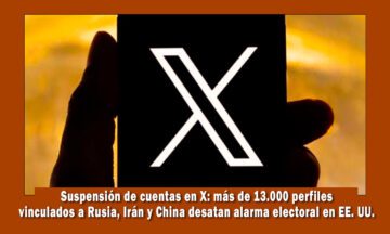 suspensión de cuentas en X por elecciones en Estados Unidos