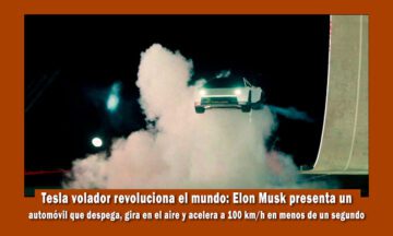 Elon Musk presenta el nuevo Tesla volador