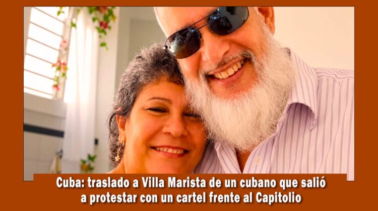 Trasladan a Villa Marista a cubano que salió a protestar