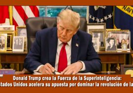 Presidente Donald Trump crea fuerza de la superinteligencia