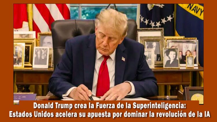 Presidente Donald Trump crea fuerza de la superinteligencia